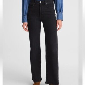 Madewell Black wide leg Jeans